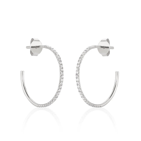 MARIN, Medium Hoops 18mm, White