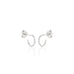 MARIN, Micro Hoops 8mm, White