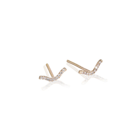 MARIN, Stream stud, Gold/White