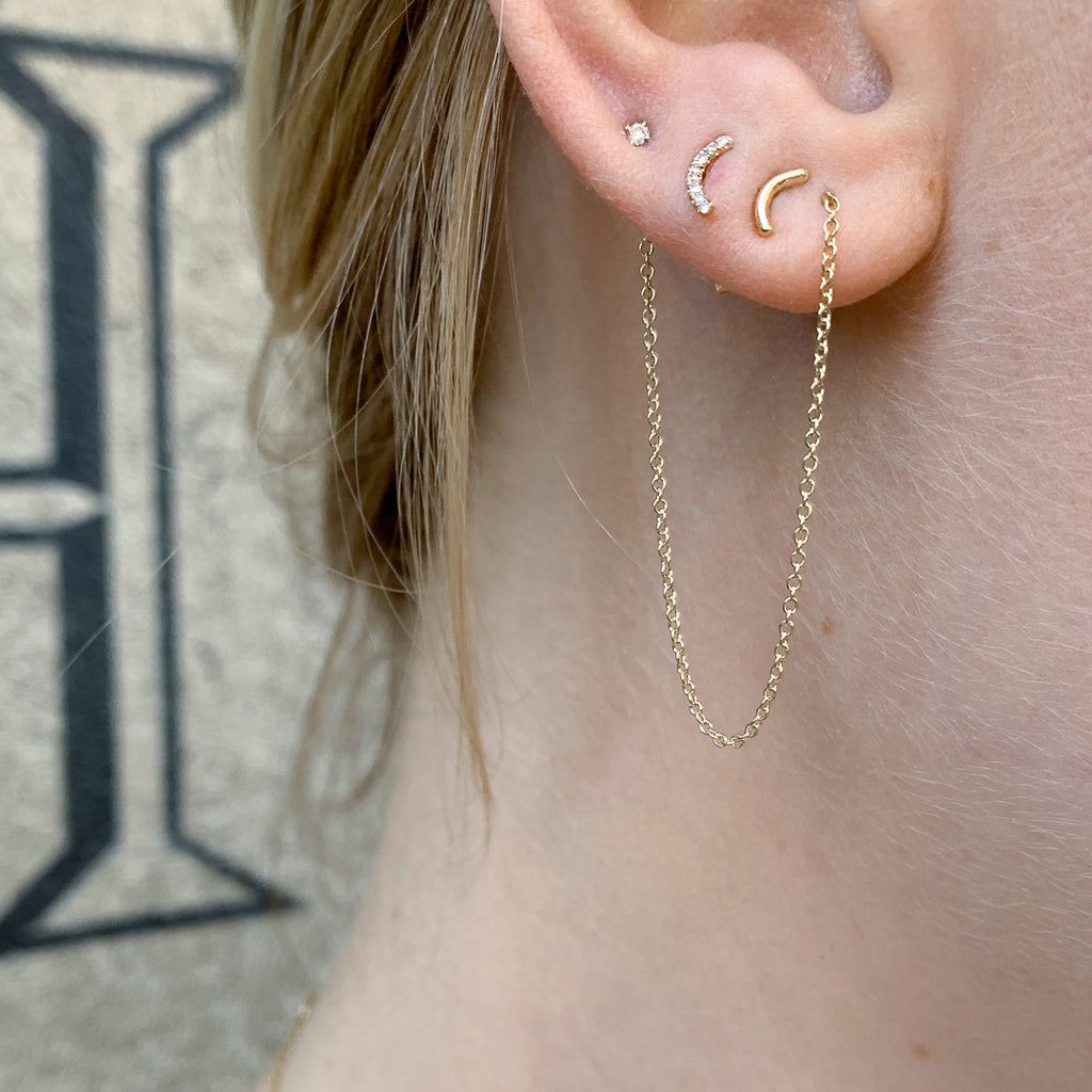 MARIN, Sweep stud, White/White