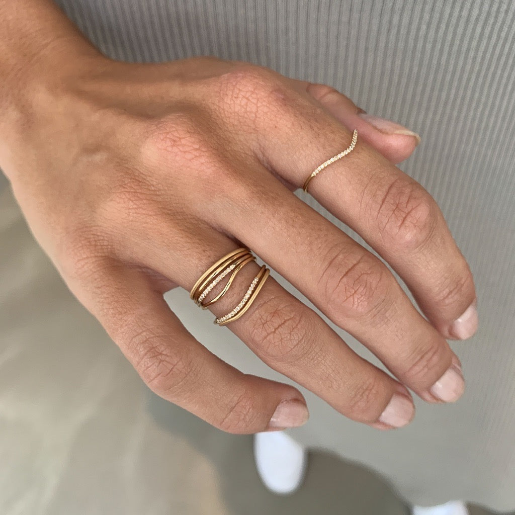 MARIN, Still ring, Gold/high