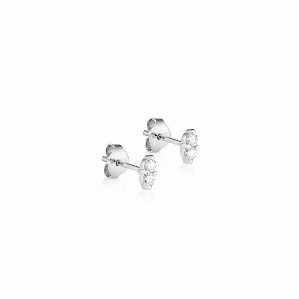OLYMPIA, Helios Studs, White/White