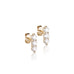 OLYMPIA, Hermes line Stud 0,66ct, Gold/White