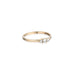 ALIGNED, 3-stone 0,16 tcw, Gold/White