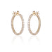 OLYMPIA, Hera Hoop 27mm 2,02ct, Gold/White