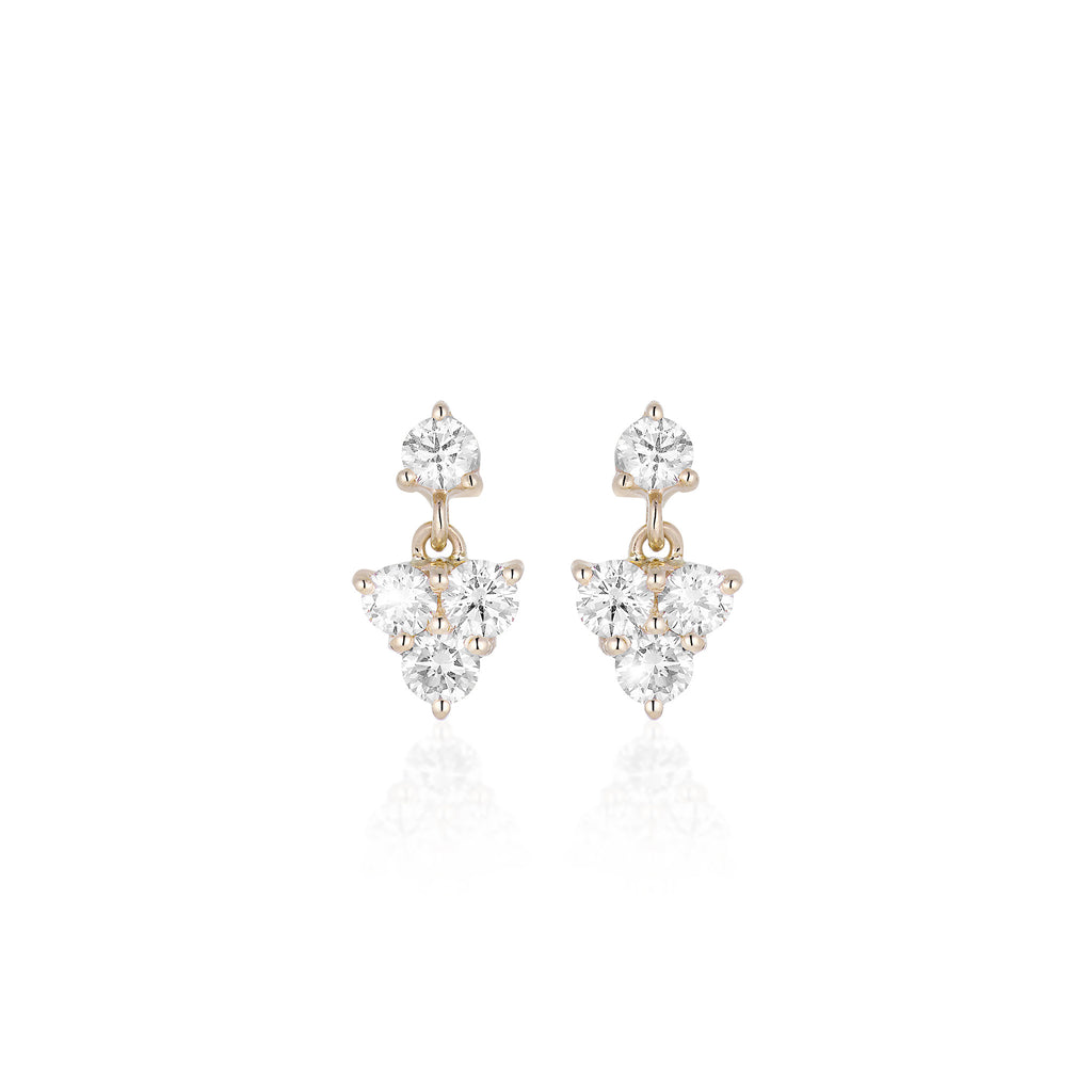 OLYMPIA, Aphrodite Lux Earrings, Gold