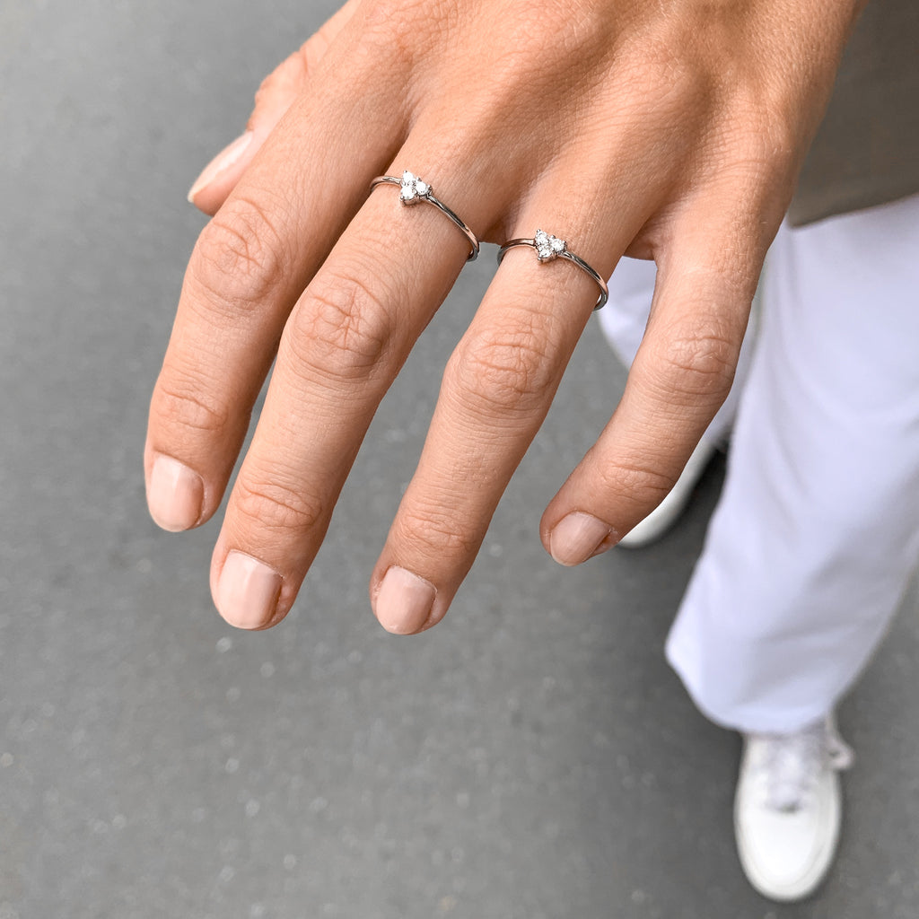 OLYMPIA, Hera Ring, White Gold