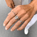 OLYMPIA, Hera Line Ring 0,09ct, White/White