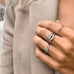 OLYMPIA, Artemis Ring, White Gold