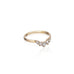 OLYMPIA, Poseidon Arc Ring 0,32ct, Gold/White