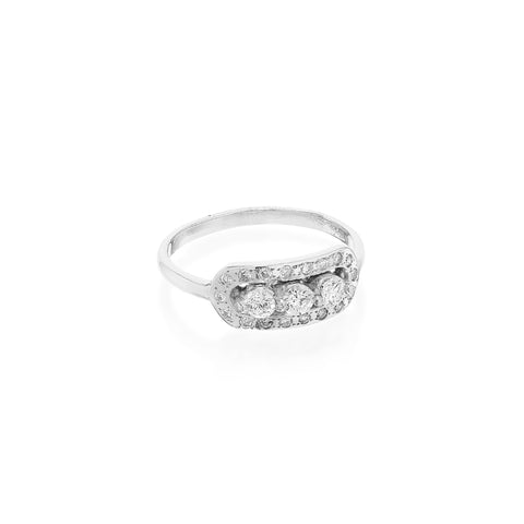 OLYMPIA, Athene Ring, White Gold