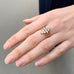 OLYMPIA, Hermes Line Ring 0,67ct, Gold/White