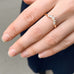 OLYMPIA, Poseidon Arc Ring 0,32ct, Gold/White