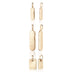 Amsterdam, Leiden Long Pendant, Gold/Diamonds
