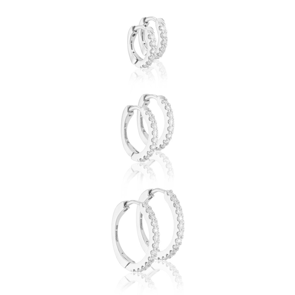 ALIGNED, EVEN round huggies 15mm 0,30, White/White