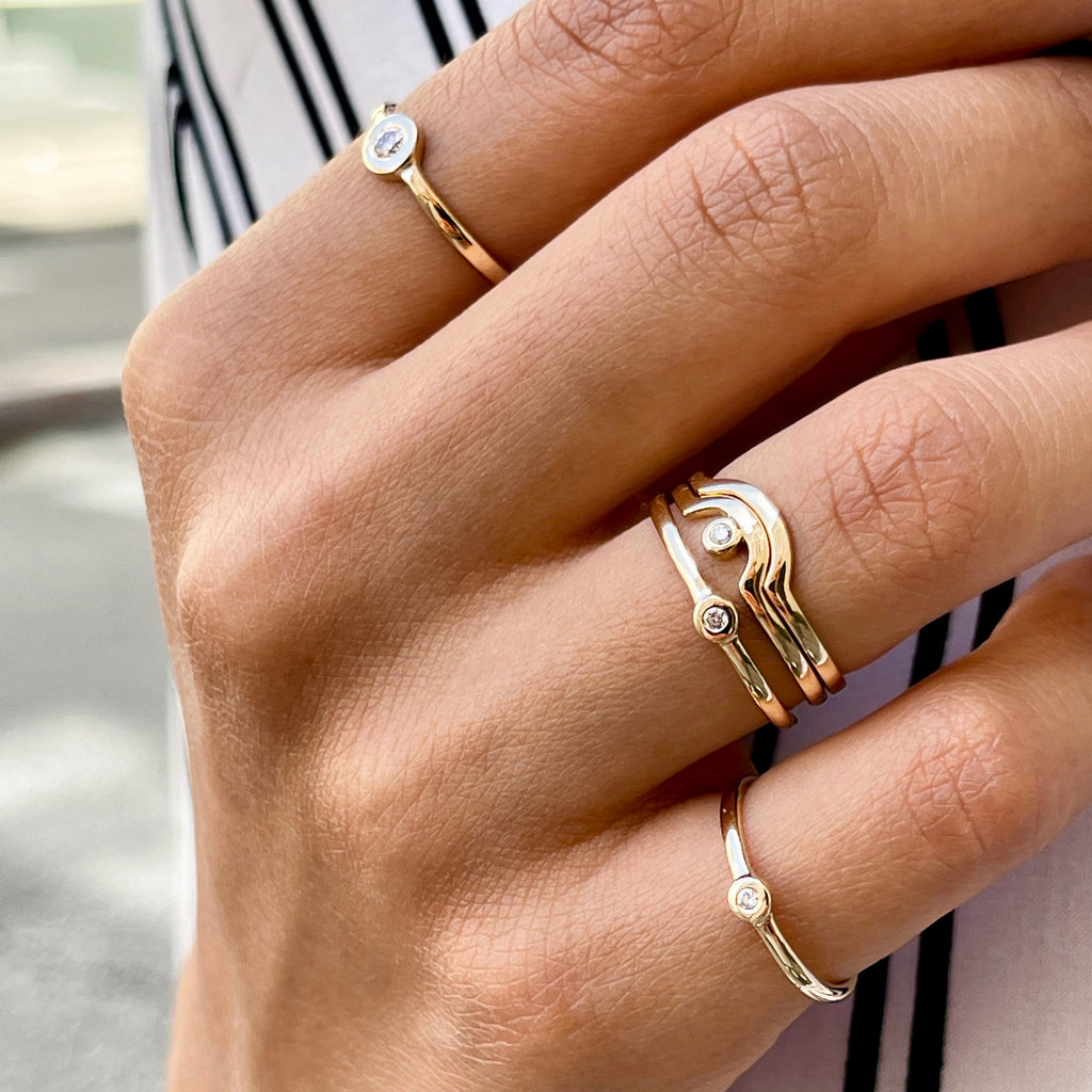 RIO, Dance Wide Ring, Gold