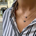 SUPER ELLIPSE, Small Ellipse Necklace, 2-tone
