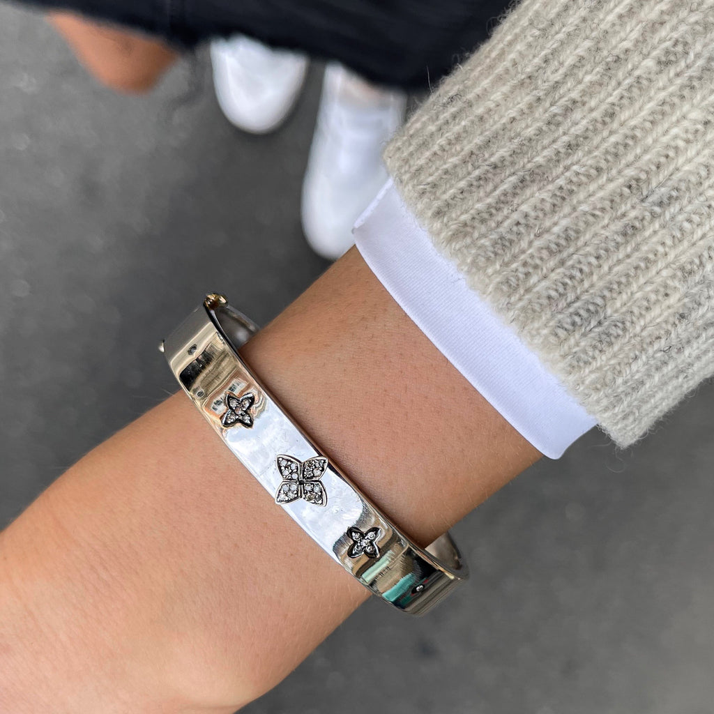 CLOVER CPH, Clover Bangle, Silver