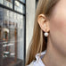DROPS DELIGHT, Pearl Studs, White baroque/gold