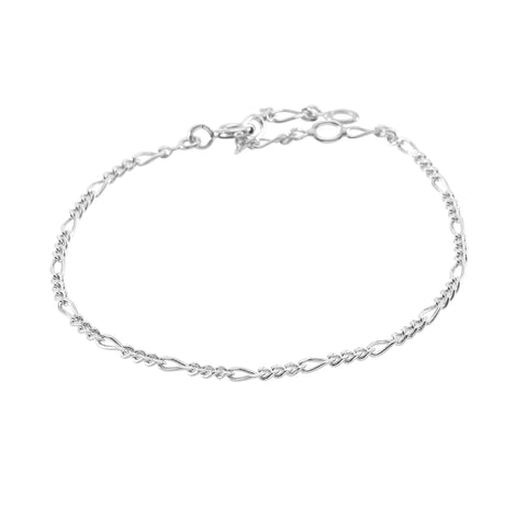 BASIC, Decorated Bracelet, Silver