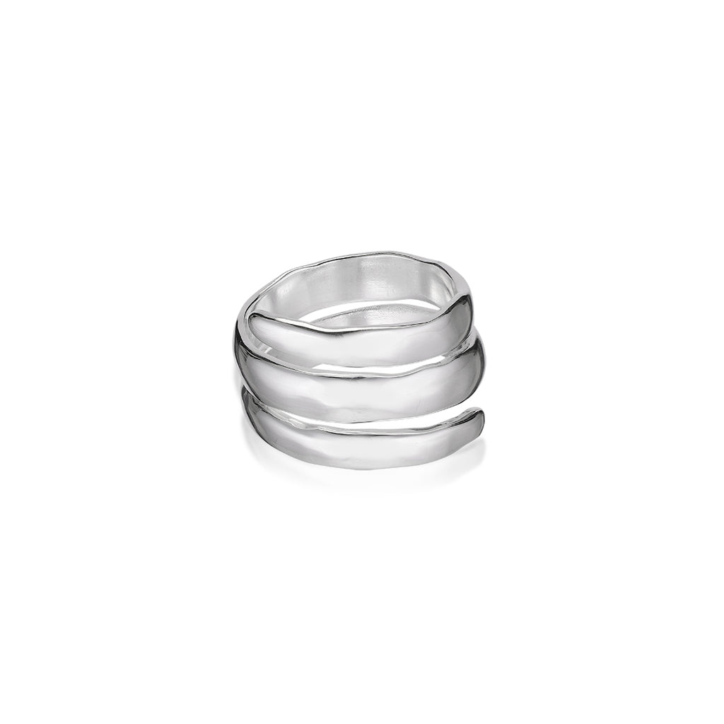 SUOMI, Pielinen Twirl Ring, Silver