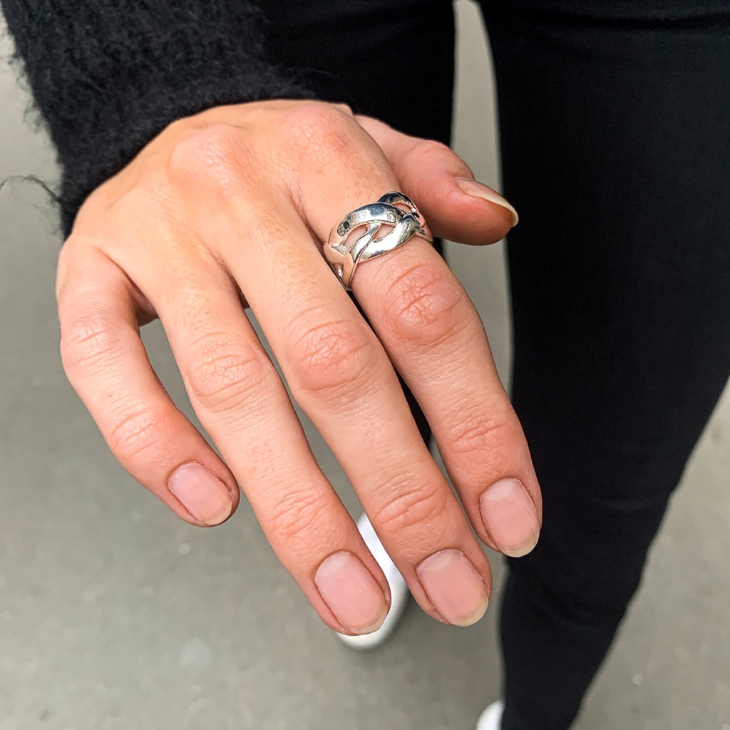 SUOMI, Paijanne Cross Ring, Silver