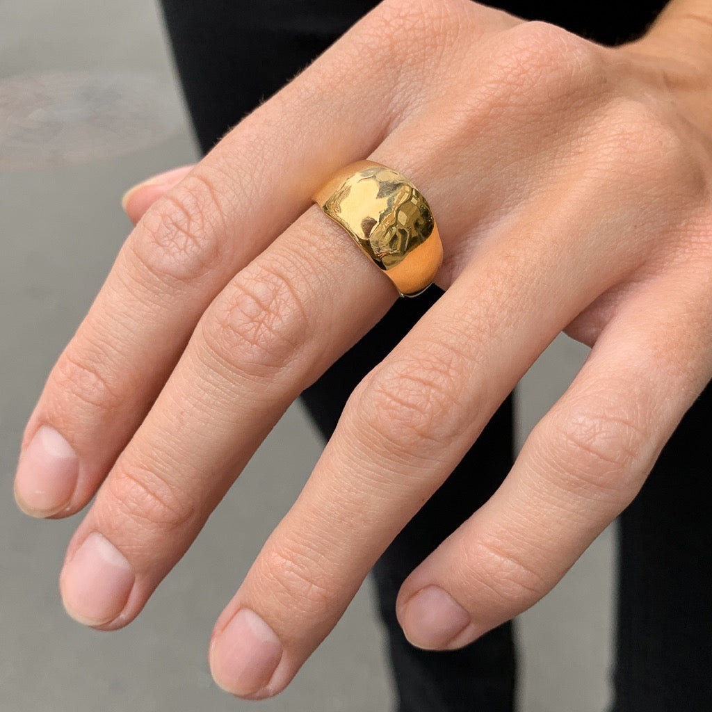 SUOMI, Pihajarv Wide Ring, Golden