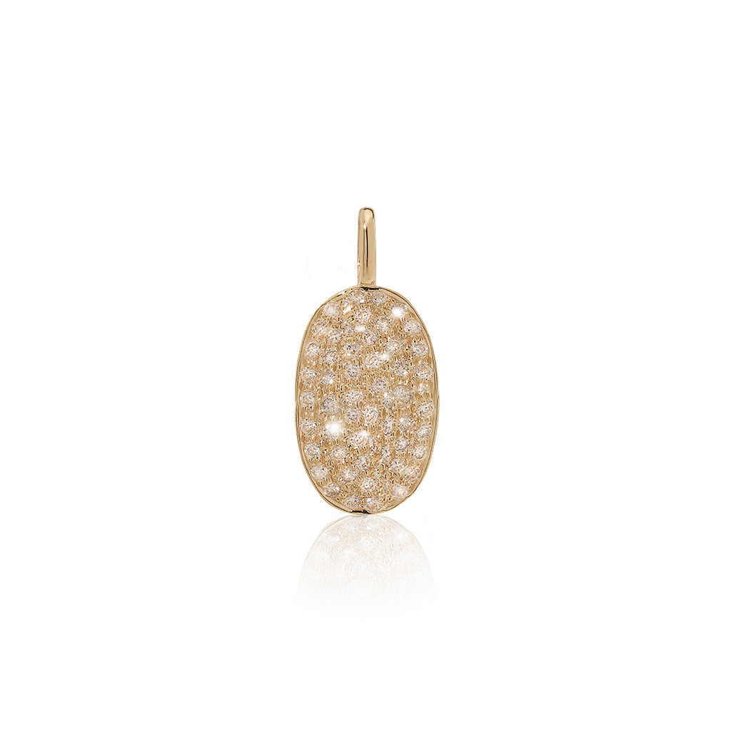 SUPER ELLIPSE, Pendant, Gold/White
