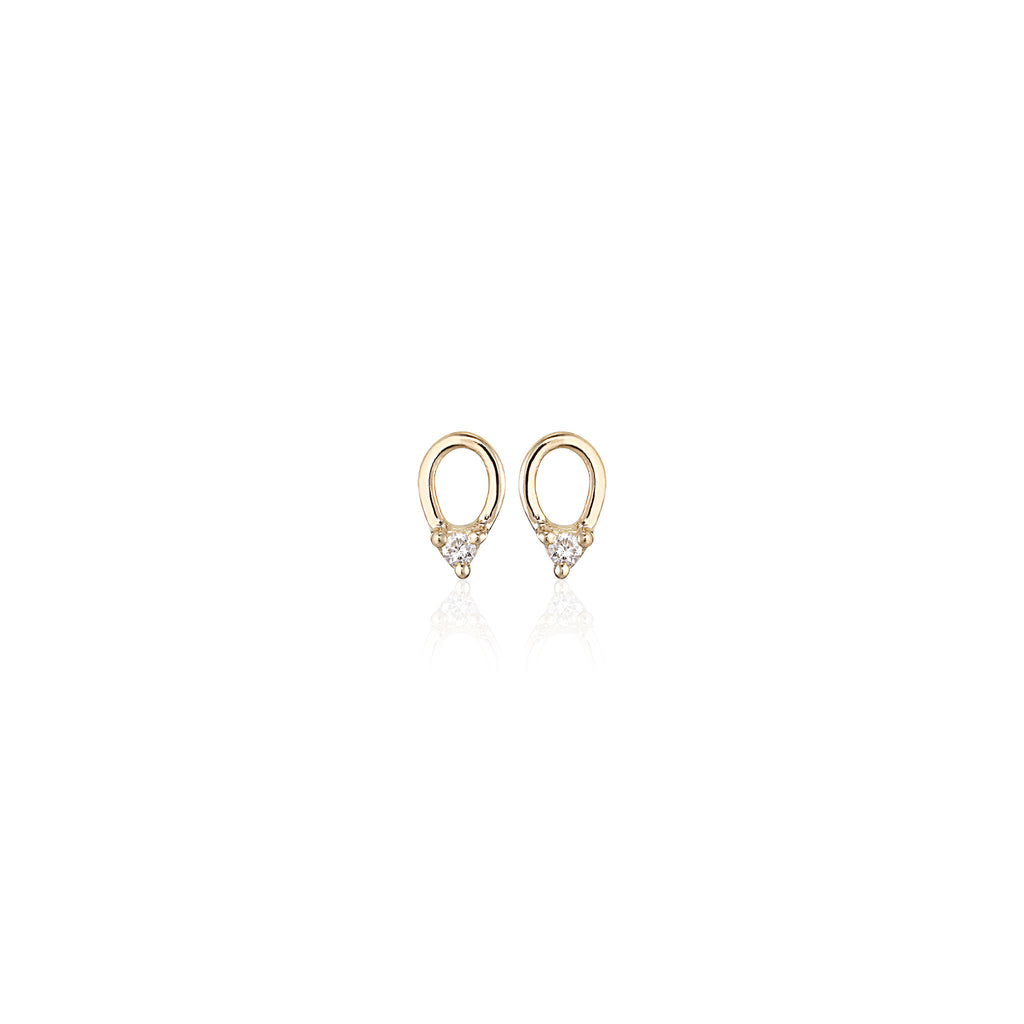 OLYMPIA, Tiny Artemis Pendant, Gold