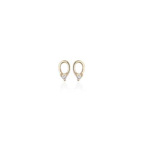 OLYMPIA, Tiny Artemis Pendant, Gold