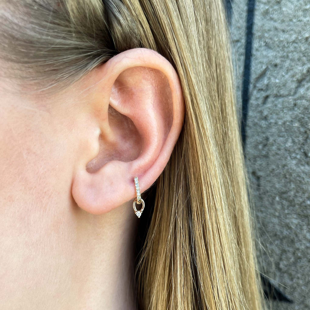 OLYMPIA, Tiny Artemis Pendant, Gold