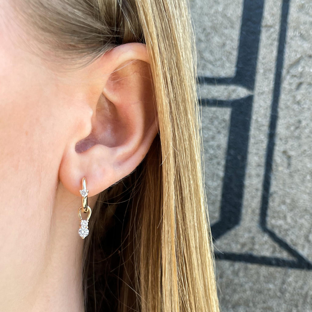 OLYMPIA, Ares reversed Double Pendant, Gold