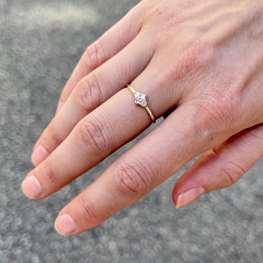 TUSCANY, Lucca Ring, Gold/White