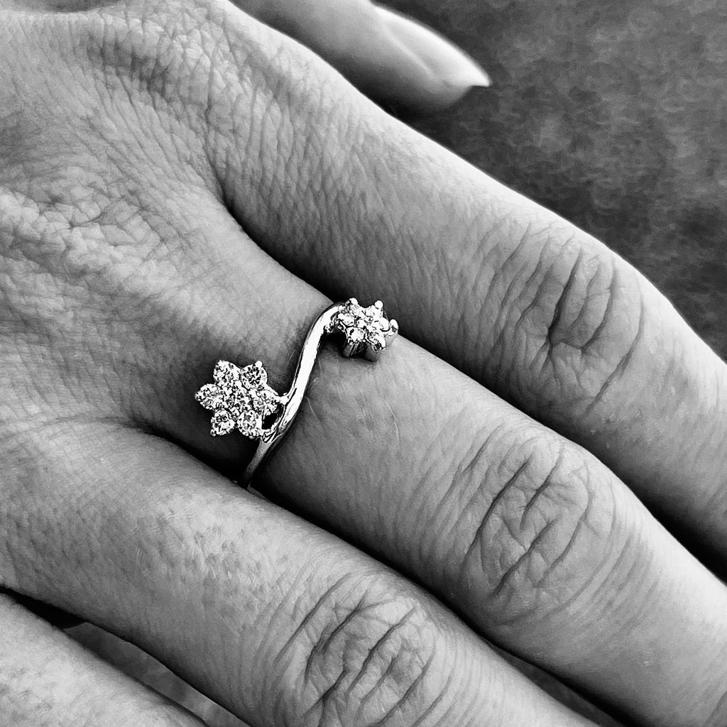 TUSCANY, Siena Ring, Gold/White