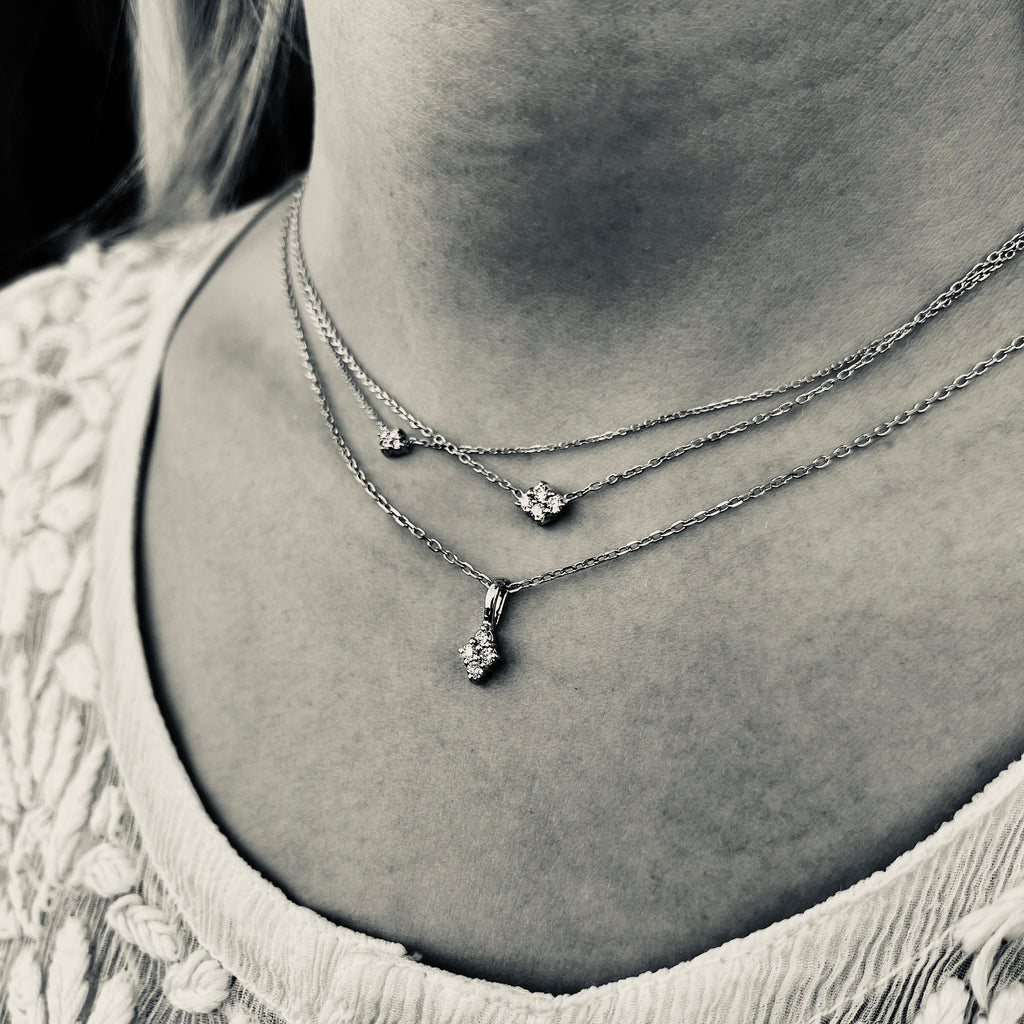 TUSCANY, Lucca Pendant, Gold/White