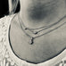 TUSCANY, Lucca Necklace, Gold/White
