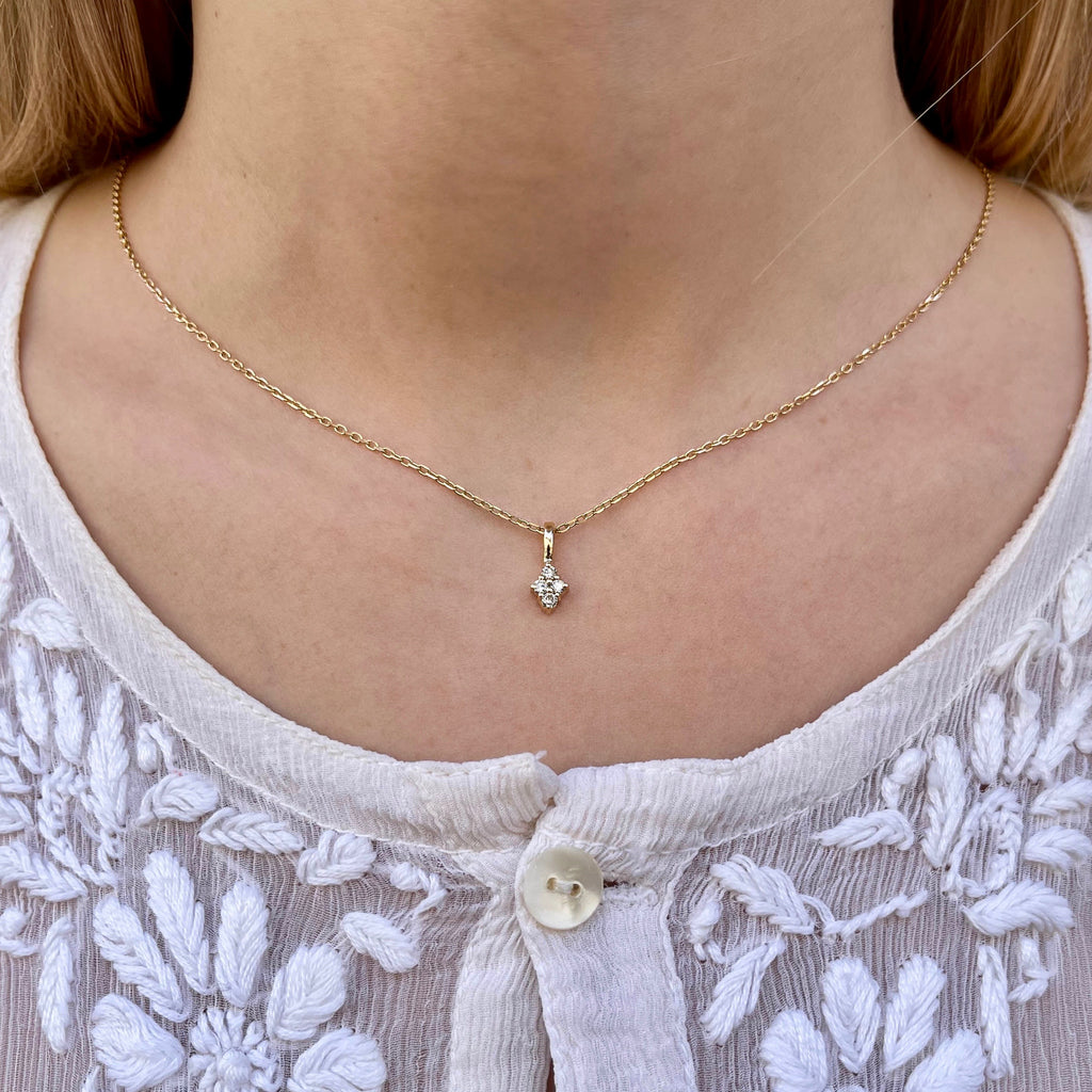 TUSCANY, Lucca Pendant, Gold/White