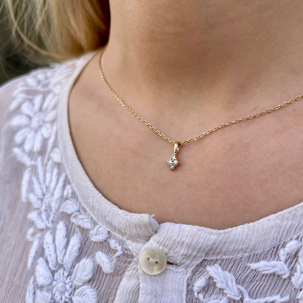 TUSCANY, Lucca Pendant, Gold/White