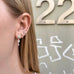 TUSCANY, Montalcino Earring, Gold/White