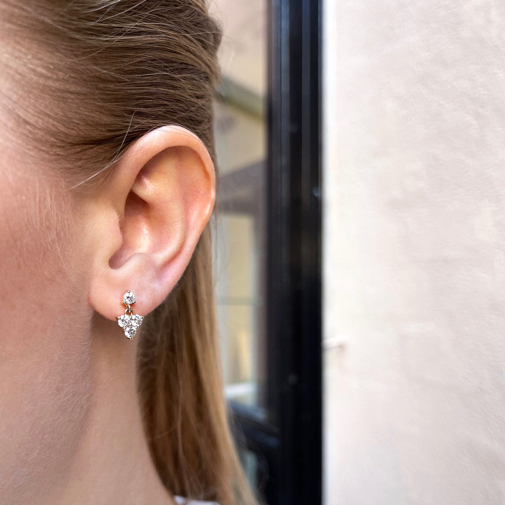 OLYMPIA, Aphrodite Lux Earrings, Gold