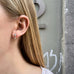TUSCANY, Pienza Earring, Gold/White