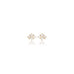 TUSCANY, Arezzo small Stud, Gold/White