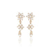 TUSCANY, Montalcino Earring, Gold/White