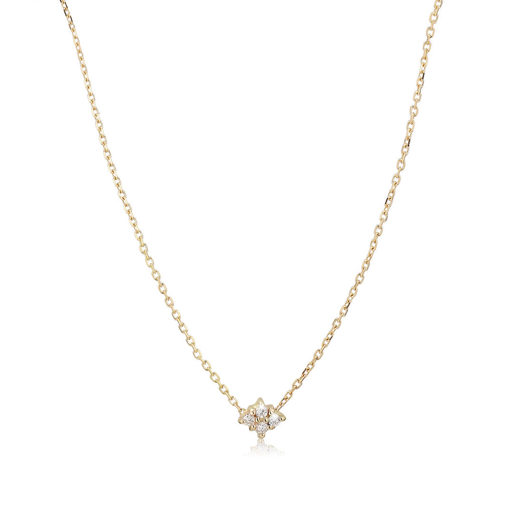 TUSCANY, Lucca Necklace, Gold/White