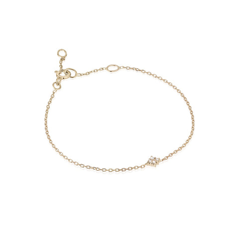 TUSCANY, Arezzo Small Bracelet, Gold/White