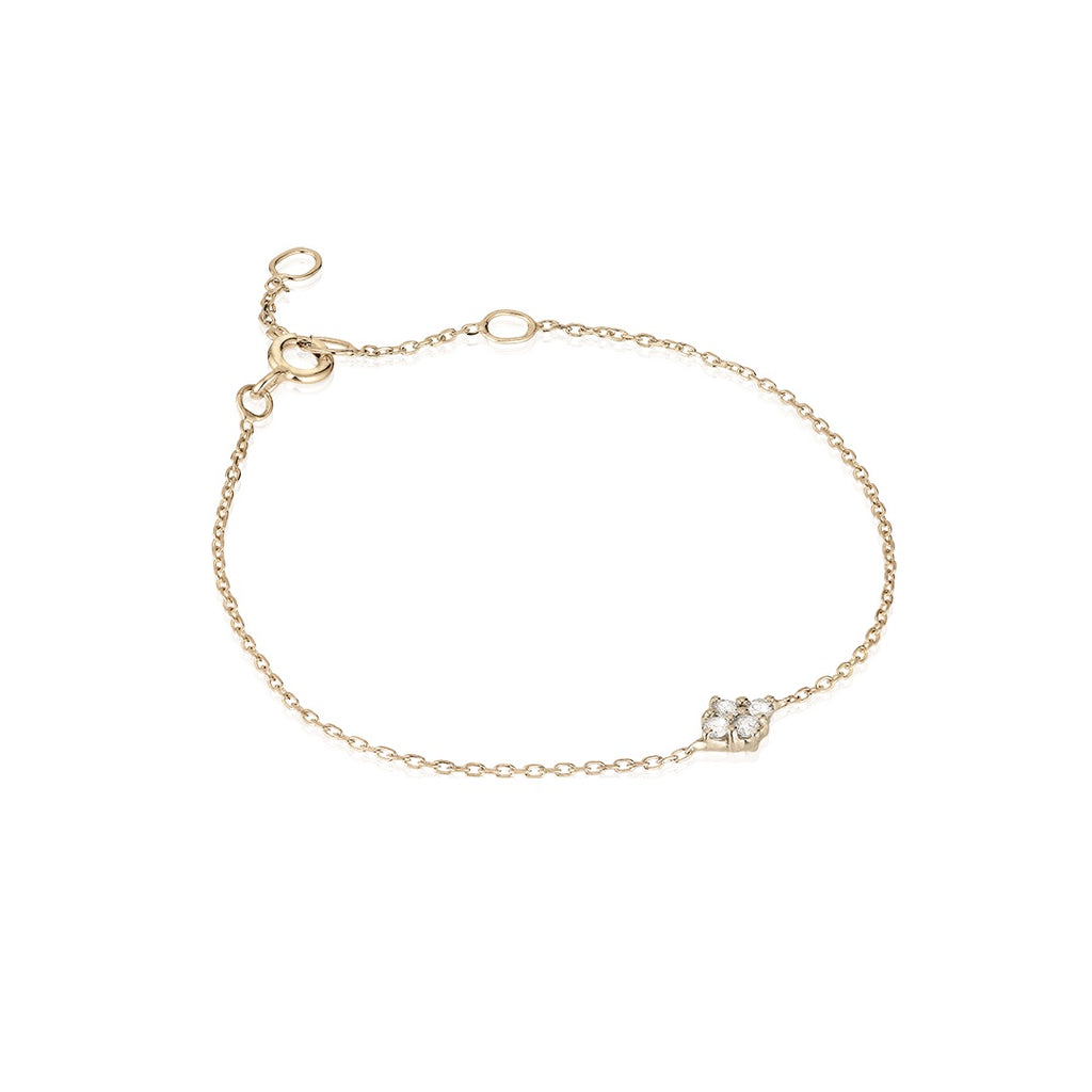 TUSCANY, Lucca Bracelet, Gold/White