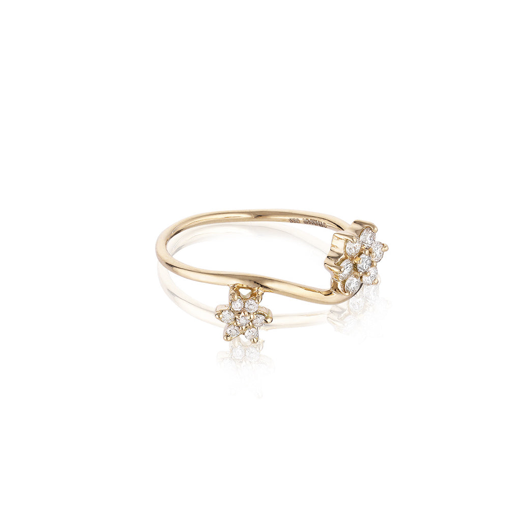 TUSCANY, Siena Ring, Gold/White