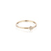 TUSCANY, Arezzo Small Ring, Gold/White