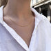 BASIC, Saône Mini-Link Necklace, Gold 9k