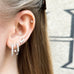 OLYMPIA, Hera Hoops 15mm 0,70ct, White/White